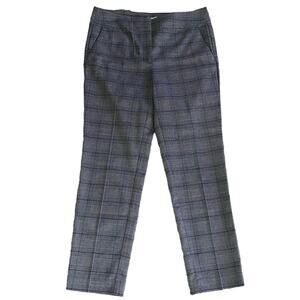 Loft Outlet Size 6 Modern Skinny Ankle Pants Plaid Office Career Academia